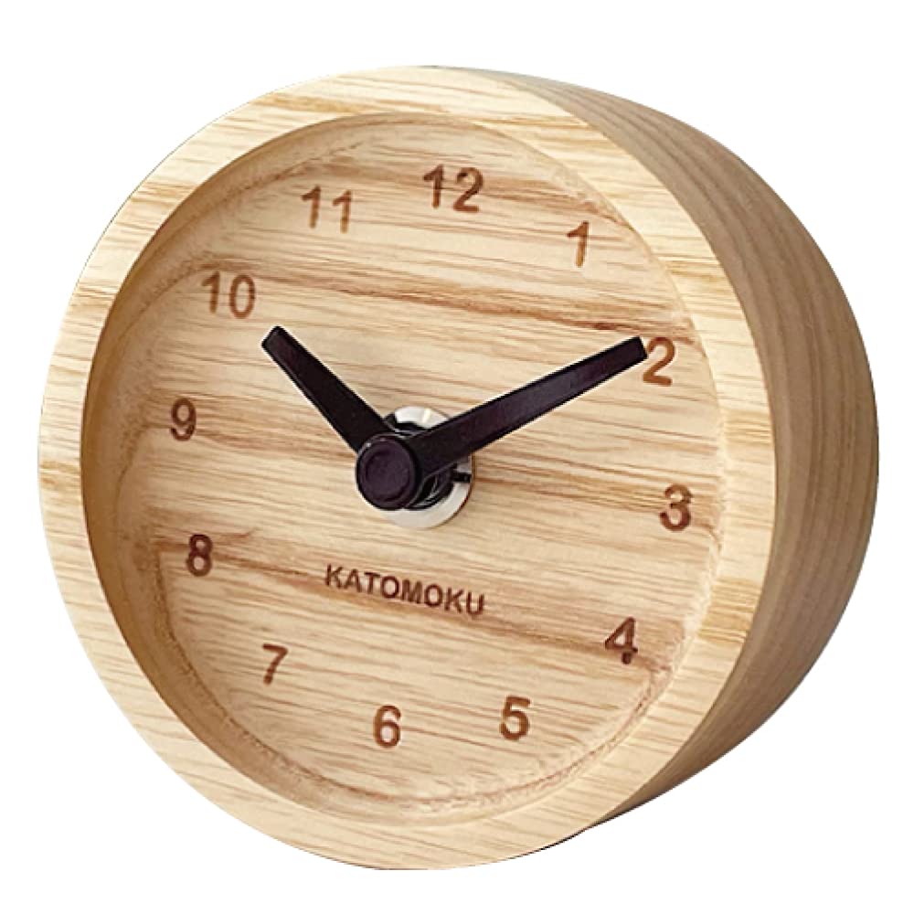 KATOMOKU Mini Clock Ash Limited Edition Brown km-125BR