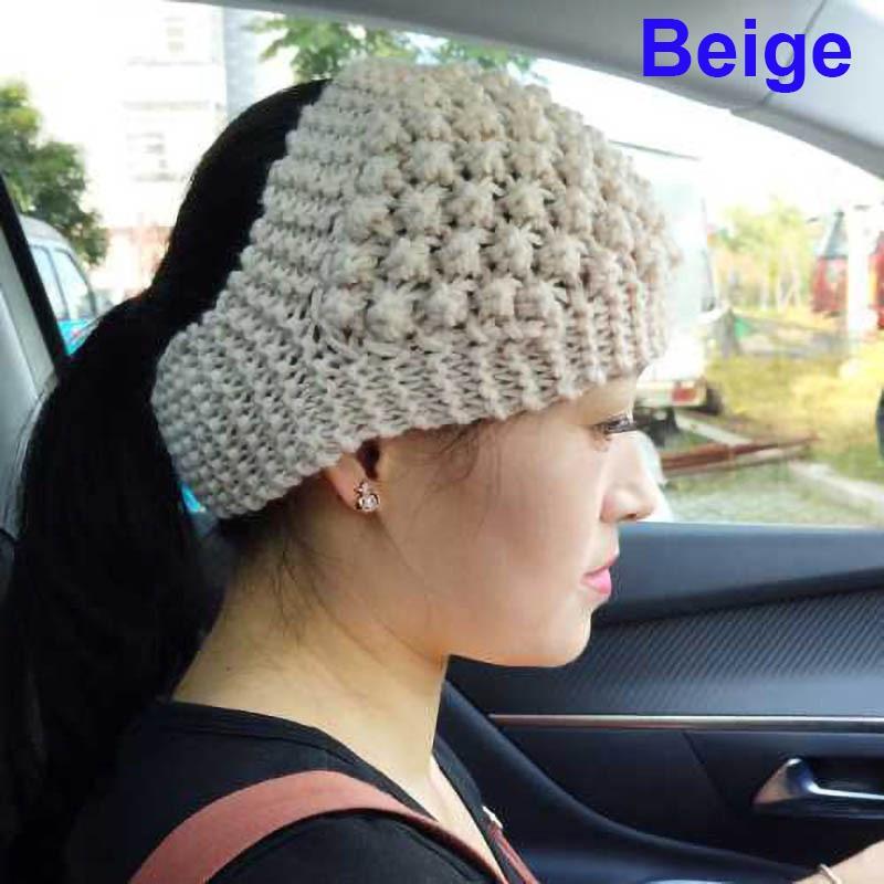 Winter Warmers Hat Headbands Women Warm Knitted Headband Pineapple Crochet Head Wraps Scarf