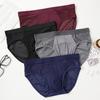 Men's Breifs Panties Boxers Male Hombre Breathable Mesh Ice Silk Men's Intimate Underpants Men Solid Color Underwear