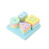 Building Block Four Sets Columns Geometric Sleeve Column Children Montessori Early Education Shape Matching Color Cognitive TMZ