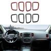 Для 2011-20 Dodge Durango Накладка на кольцо воздуховыпускного отверстия кондиционера Аксессуары