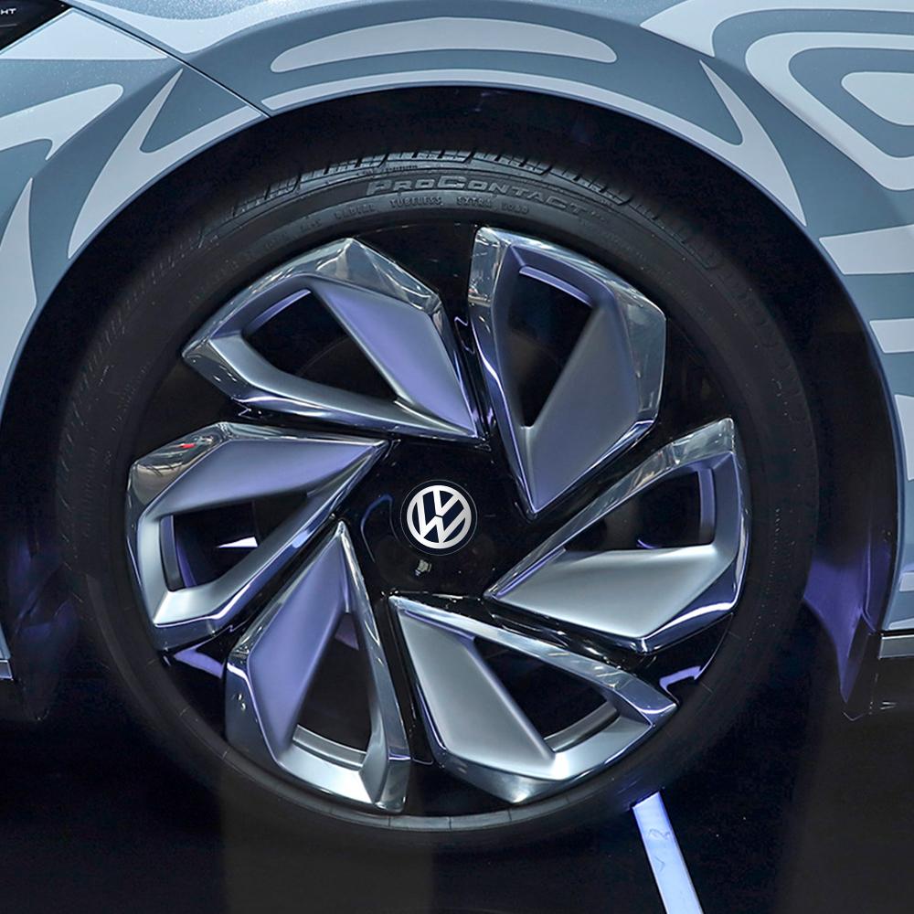 Для VW Volkswagen Jetta MK5 Golf 4 шт. Для Volkswagen VW 70 мм 80 мм 90 мм 100 мм 120 мм Автомобильный значок Колпачки на центр колеса Наклейка Значок