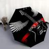 1pc rock 'n' roll Automatic Open Close Umbrella with 8-Rib Windproof Canopy Compact Portable Travel Umbrella10318