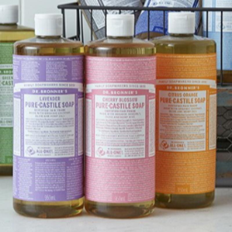 Dr. Bronner S Peppermint Pure caStile Soap 950 Ml
