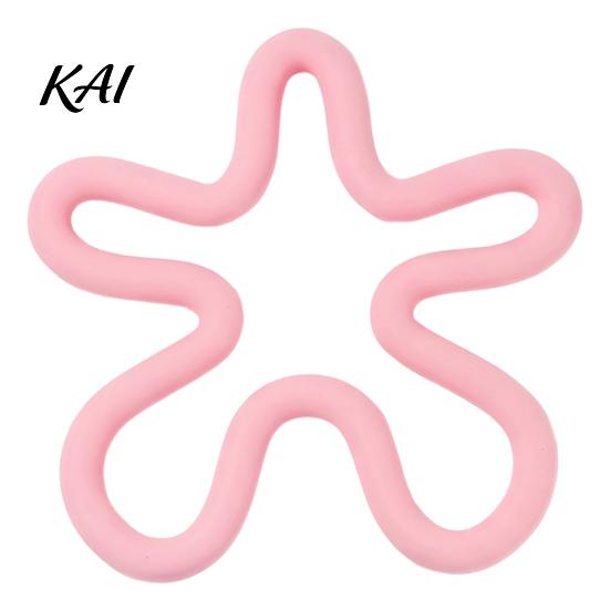 Soft Silicone Trivet Set Coaster, Irregular Flower Shape, Kitchen Countertop Protector, Non-slip Decorative Dining Table Mat Heat
