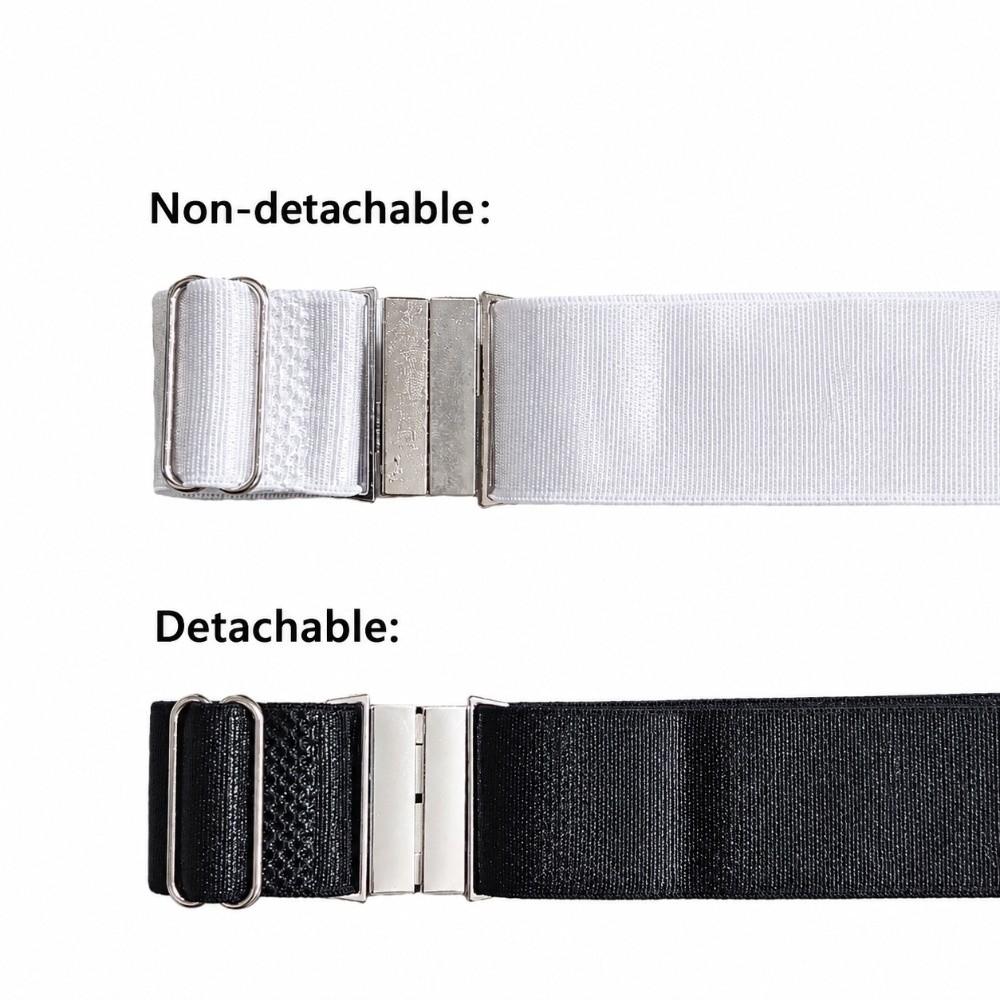 2PCS Anti-Slip Leg Harness Strap Invisible Suspender Stocking Clips Thigh High Socks