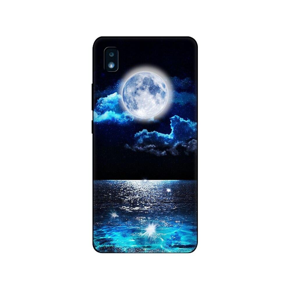 Для ZTE Blade 20 Смарт-чехол для телефона Задняя крышка для ZTE Blade L210 L8 Axon 11 SE 5G Чехол Черный ТПУ Чехол Розовый Аниме Космическая машина