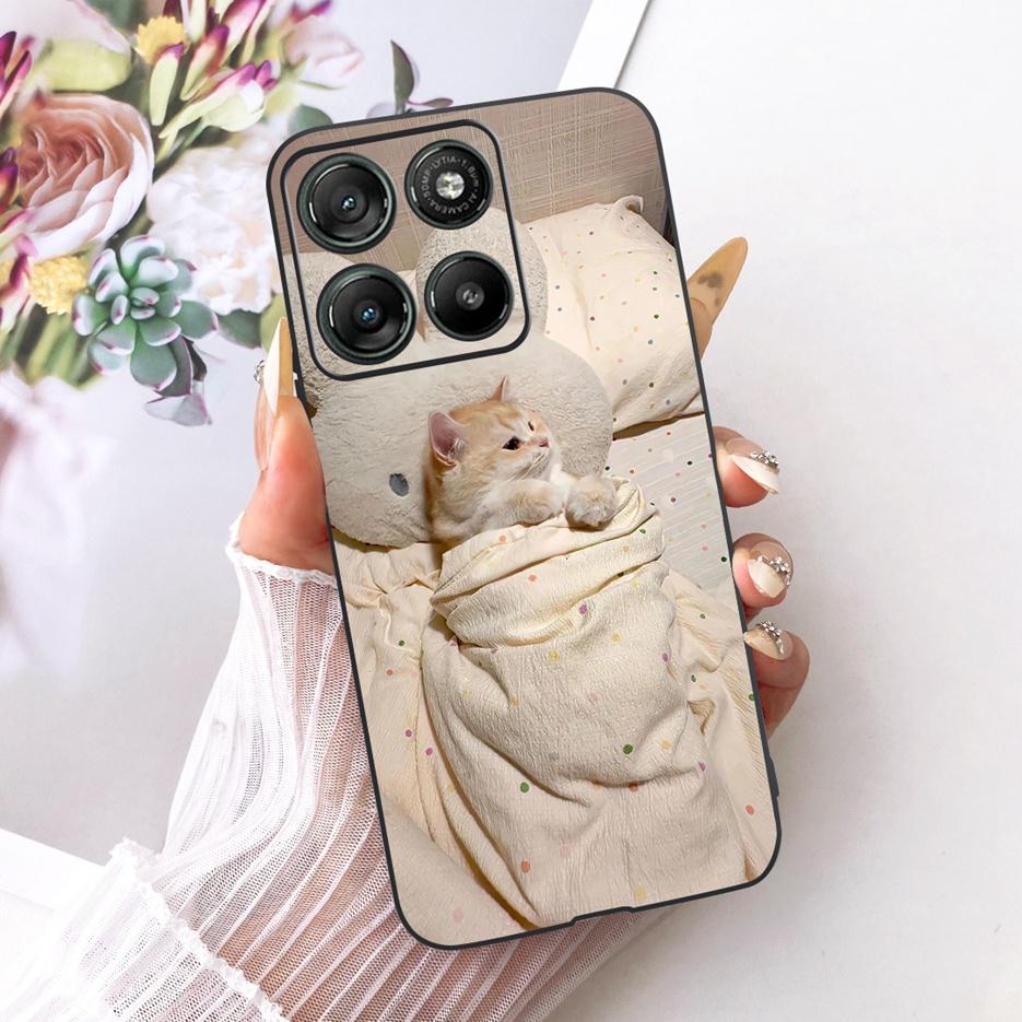 For Motorola Moto G57 Power Case XT2537-5 Cool Lion Dragon Painted Cover Soft TPU Phone Cases For Motorola Moto G67 Power Fundas