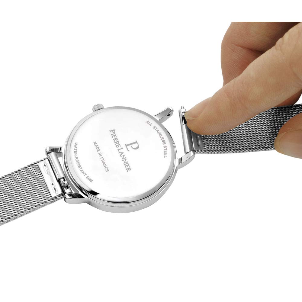 Pierre Lannier Watch Officially Silver Women's P040J608, Imported,