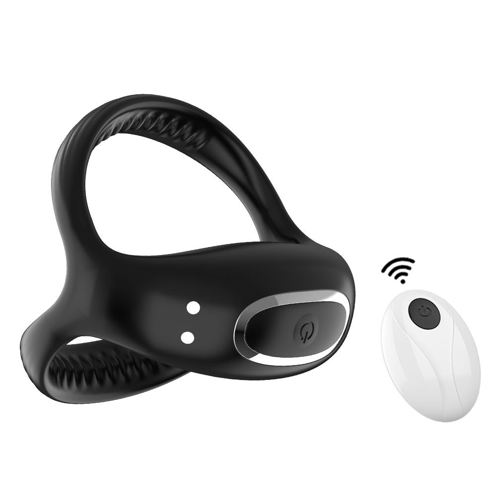 Bluetooth беспроводной пульт дистанционного управления вибрирующее кольцо на член кольцо для пениса с задержкой эякуляции вибратор для взрослых секс-игрушка для мужчин мастурбатор