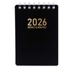2026 Day Planner A7 Pocket Size Coil Notebook for Law Nursing Sketching Office Task Organizer for Work Study Planning