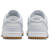 Nike Кроссовки женские Dunk Low Next Nature Football Grey Gum White Gum-Light-Brown FN6345-100