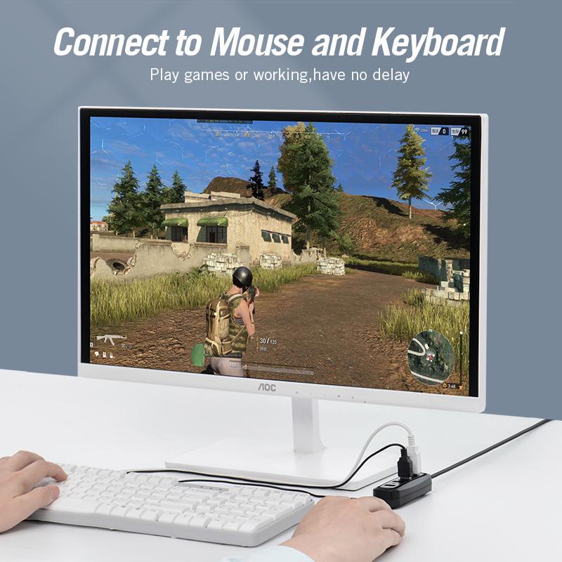 Vention USB HUB Высокоскоростной 4-портовый концентратор USB 2.0 USB-порт Портативный OTG-концентратор USB-разветвитель