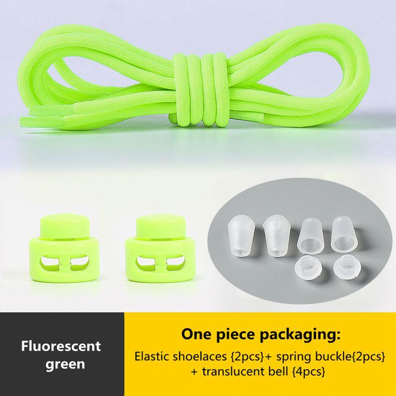 № 8. Шнурки с пружинным замком без завязок. Эластичные шнурки. Кроссовки для детей и взрослых. Быстрые шнурки для обуви. Круглые шнурки без завязок.