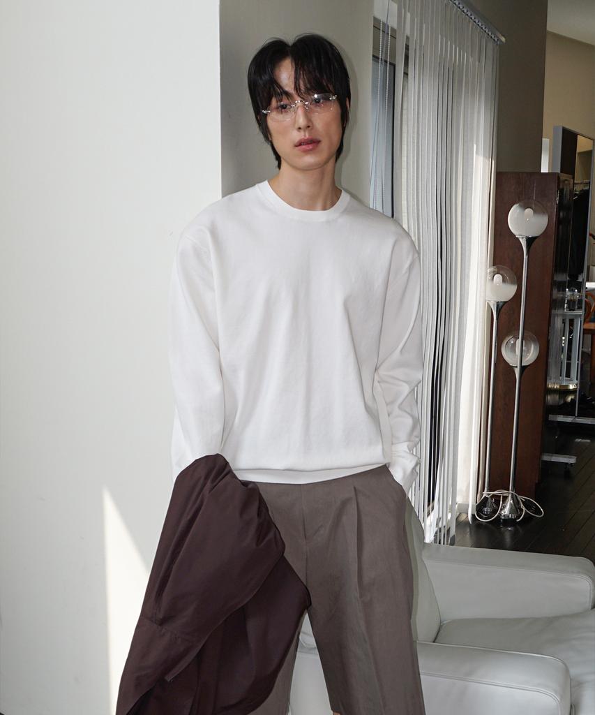 MOOD INSIDE Washable Cotton Round Knit_4 Colors