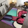 Fashion Sexy Lips Pattern Carpet for Living Room Bedroom Bedside Floor Mat Cloakroom Modern Home Area Decor Fast Shipping