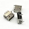 Реверсивный USB 2.0 Type-A Female Разъем, Высокотемпературный, Короткий Корпус, Socket с Слепой Защелкой
