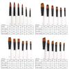 24pcs Draw Paint Brushes Set Kit Artist Paintbrush Round Brushes with Nylon Hair for Artist Acrylic