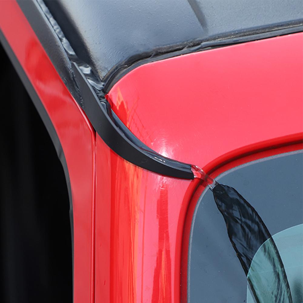 Удлинители дождевого желоба на крышу, канал для отвода дождевой воды для Jeep Wrangler JK 2007-2017, 2/4 двери, автомобиль