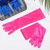 Women Opera Elbow Wrist Stretch Satin Prom Costume Flapper Gloves Finger Long Gloves