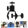 Camera Clamp Mount Arm Adapter Easy Installation Aluminum Alloy Photography 1/4 Ball Head for
