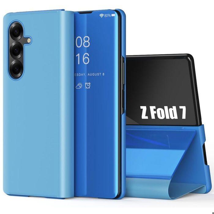 Coque de Protection - BOOLING - pour Samsung Galaxy Z Fold 7 - Anti-Rayures - Smart Case - Bleu