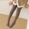 Children's Fleece Thickened Tights Autumn Winter New Warm Kids Leggings Simple Student Princess Dance Teenage Pantyhose 5-12Year