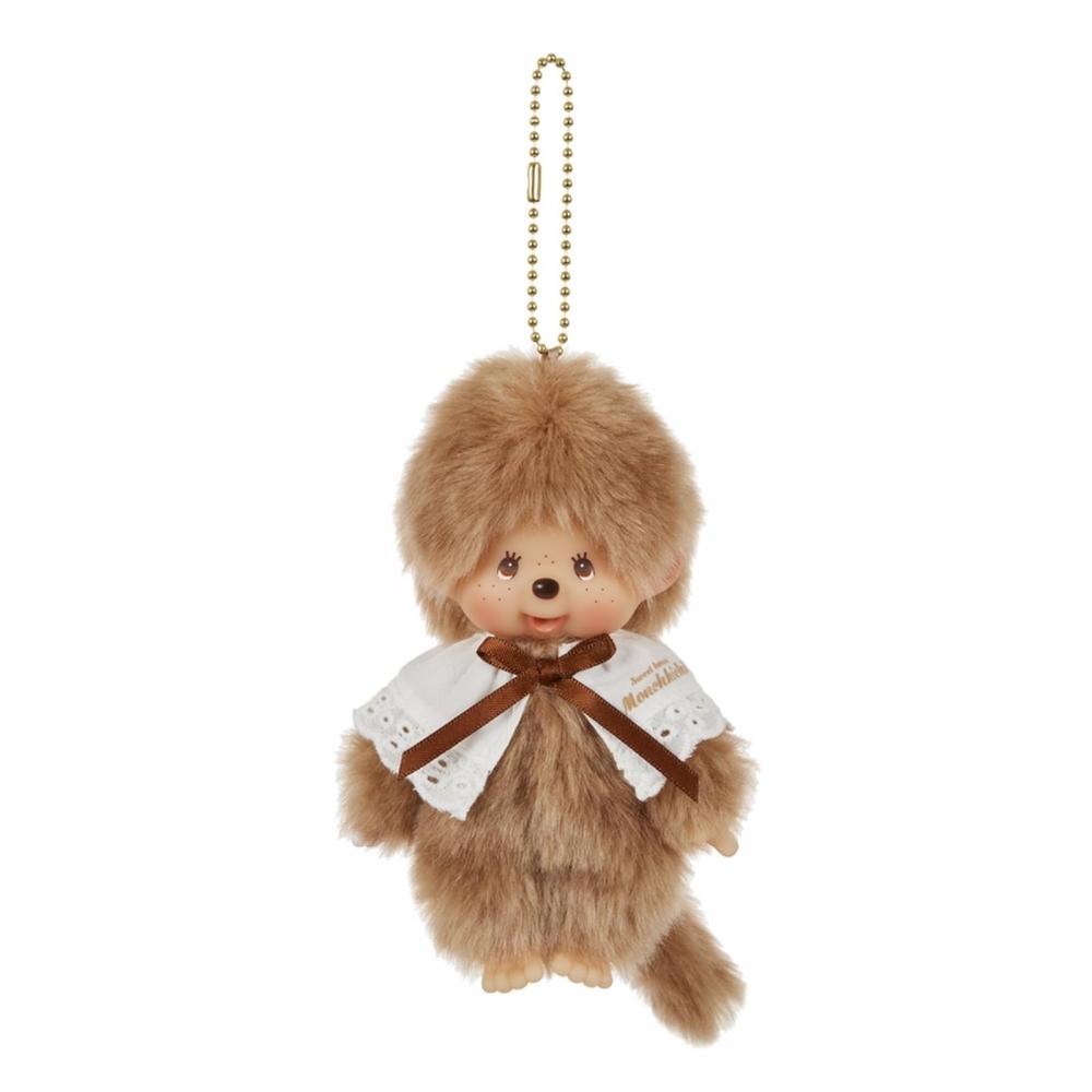 Sekiguchi Sweet Brown Series Monchhichi Keychain 203321