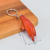 Funny Pvc Pork Belly Chicken Wings Roast Chicken Bag Pendant  Hanging Jewelry Key Ring Creative Simulation Food Charms