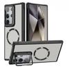 Магнитный чехол с беспроводной зарядкой Magsafe для Samsung Galaxy S25 S24 Ultra Plus S23 S24 FE Чехол-держатель с защитой камеры