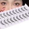 Soft Fake Eyelashes Natural Short Lashes False Eyelashes Cat Eye Look Manga Lashes
