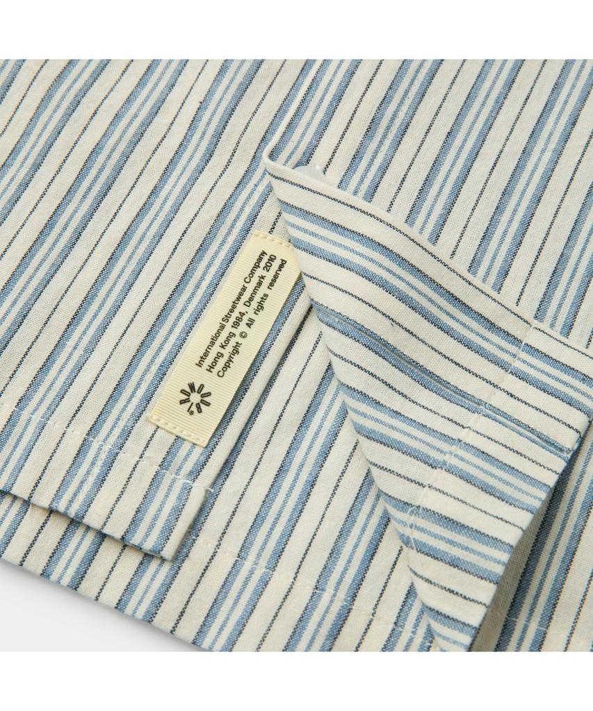 Silijeu Woodbird Wbbanks Striped Linen Shirt Sosfm26702Bul