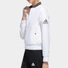 Adidas Тканая куртка-бомбер унисекс верхняя одежда белого цвета FM9314