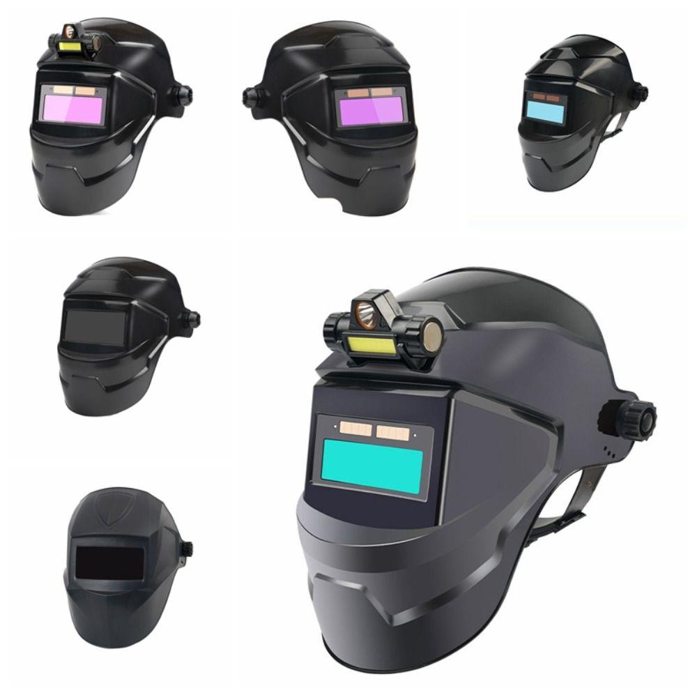 Large View Welding Mask True Color Arc Weld Helmet Fall-proof Solar Welding Helmet  Cut