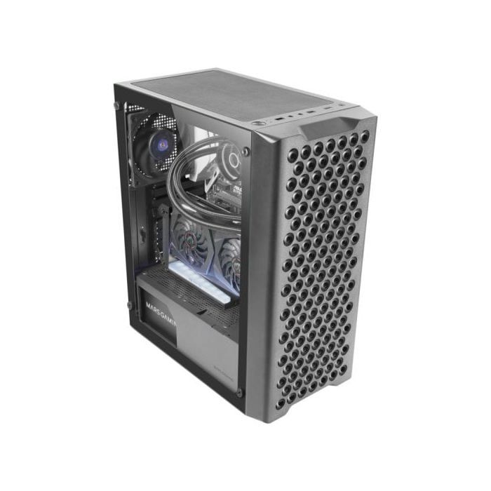 Boîtier PC ATX - Mars Gaming - MC-iPRO - Verre Trempé - Ventilateur Silencieux 120mm - Noir