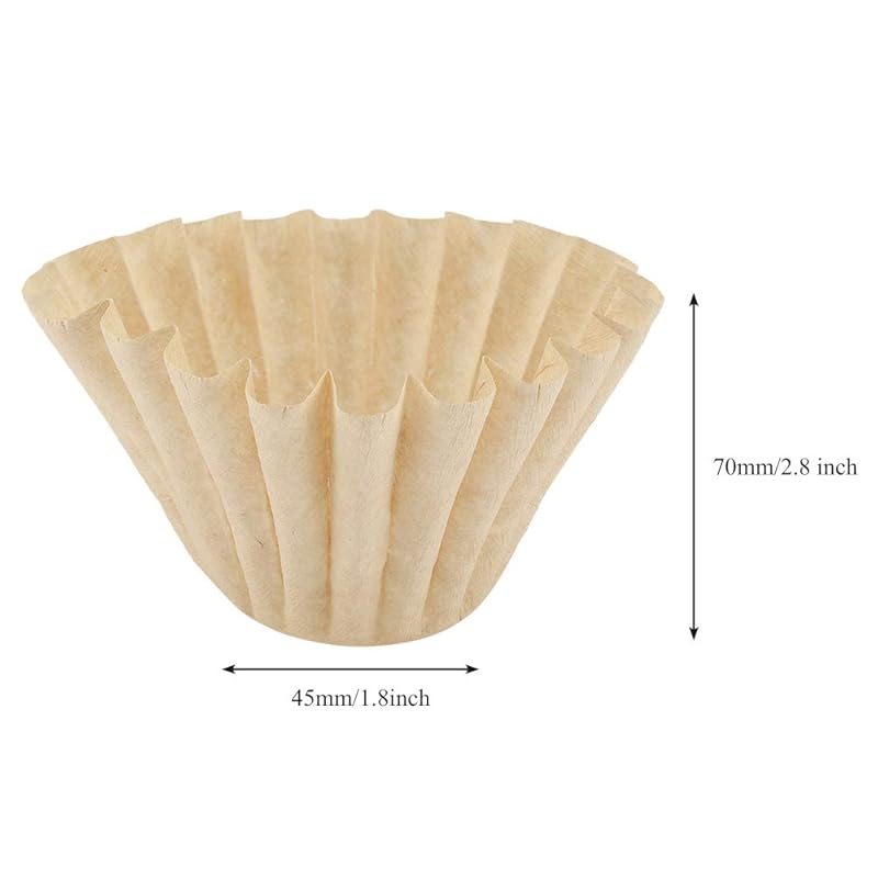 Коммерческий фильтр для кофе Фильтр для кофе, бумажный фильтр для кофе, одноразовый для ресторана, кофейни, офиса, дома (1-4 порции)