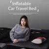 Outdoor Car Sleeping Pad Foldable Camping Bed For SUV Back Seat Wooden Base High Density Foam Mattress Portable Travel