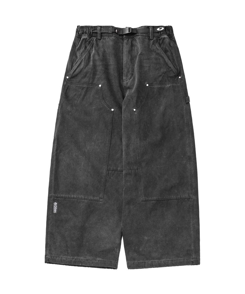DIMITO Denim Double Knee Pants (Wide Fit Lv.2) Pw Gray