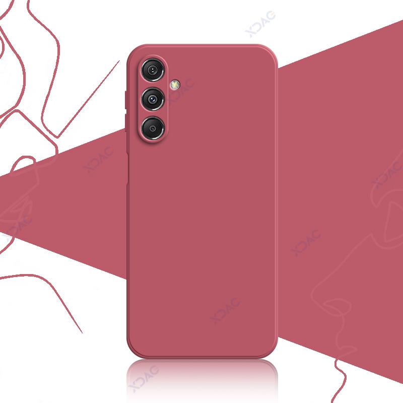 Чехол для мобильного телефона Samsung Galaxy M35 SamsungM35 5G 360 Мягкий роскошный квадратный жидкий силиконовый чехол на заднюю панель Водонепроницаемая сумка