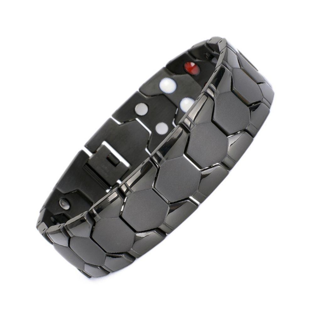 Acupoint Massage Treatment Detachable Bangle Hematite Energy Healing Magnetic Therapy Bracelet