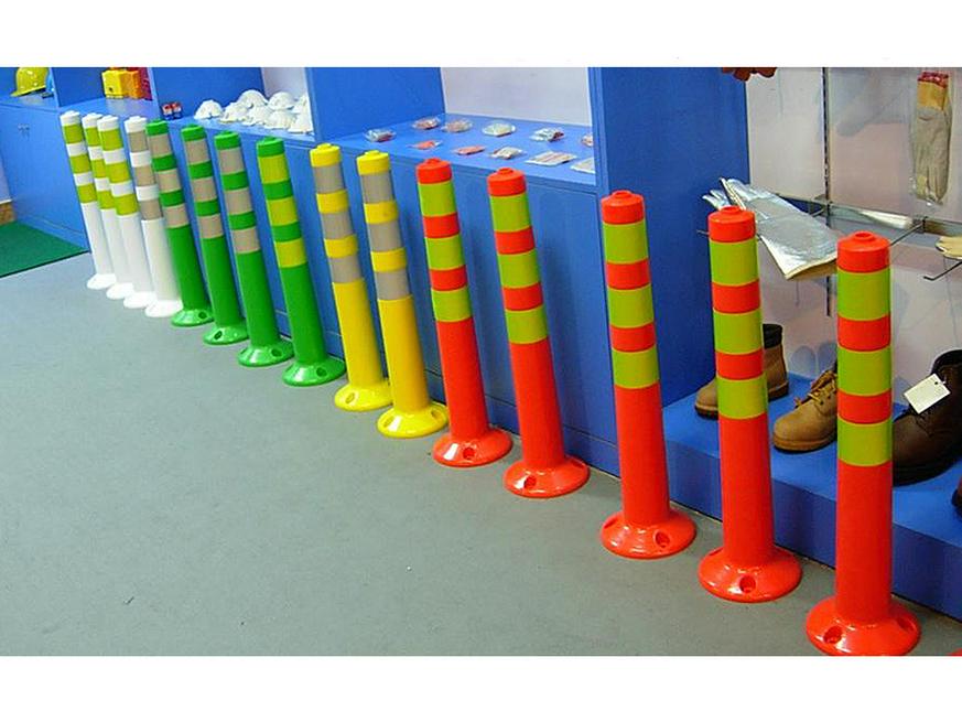 Jitai 75cm Reflective Rubber Traffic Safety Post