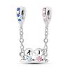 100 %925 Sterling Silver Colorful Zircon Life Tree Luminous Flower Charms Fit Bracelet Diy Jewelry Gifts 