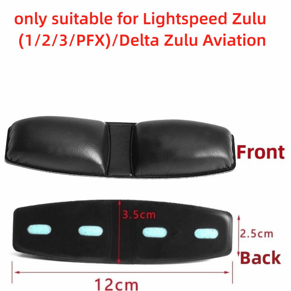 1 Pair Durable Headphone Ear Pads for Lightspeed Zulu/Zulu.2/Zulu PFX /Aviation Sierra Tango