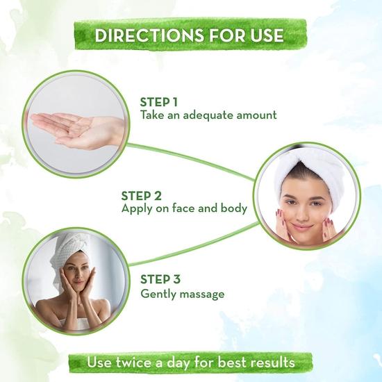 Mamaearth Vitamin C Ultra Light Gel Oil-Free Moisturizer For Face, Body and Hands; with Vitamin C & Aloe Vera Water for Glowing Hydration - 200 Ml