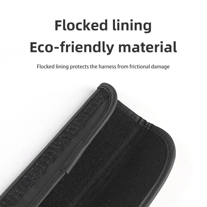 XKJC9 PU Leather Car Seat Belt Shoulder Cover Protection Padding Pad For Citroen C5 C1 C2 C6 C4L DS3 DS4 DS5 C-Elysee Grand Berlingo