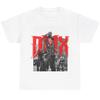 rapper DMX mens cotton shirt 2026 Summer New oversized album graphics shirts Womens Y2k Hip Hop Short Sleeve Tshirt fan gifts