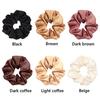 Women Hair Accessories Headband Hair Rope Satin Silk Hair Tie Elastic Scrunchies Ponytail Holder