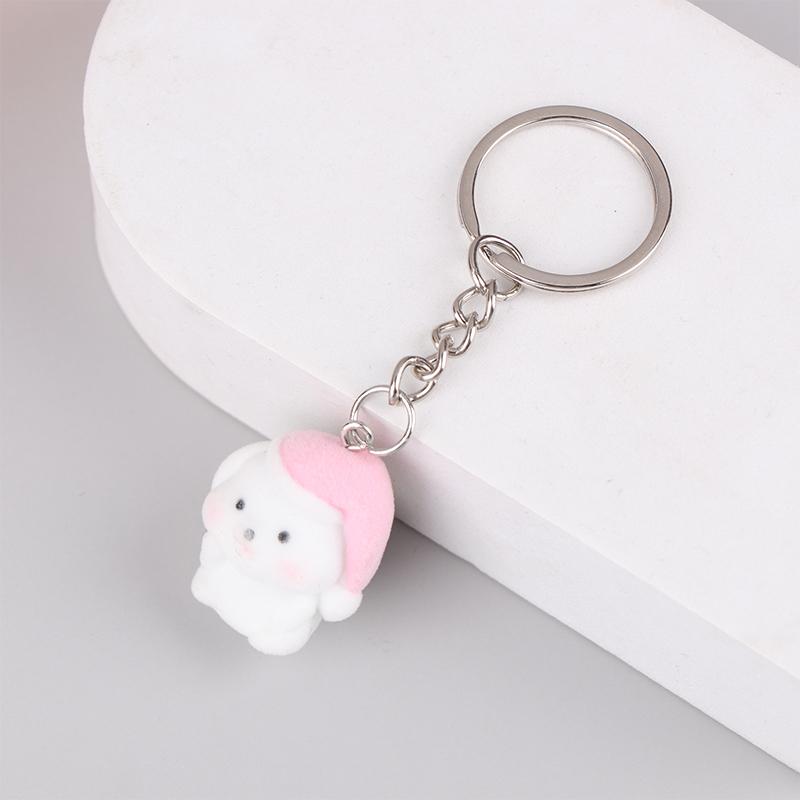 Милый брелок в виде медведя, мультяшного кролика, щенка, телефона, цепочка для наушников, чехол, кулон, шнурок, рюкзак, сумка, декор, автомобильный брелок