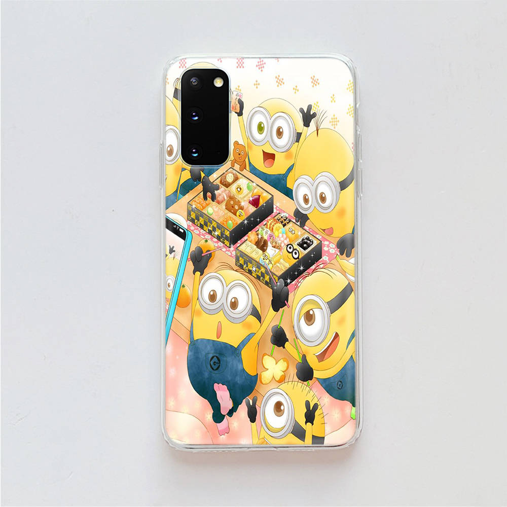AM26 Забавный Миньоны Прозрачный чехол для Samsung A04 A14 A23 A34 A54 M23 M33 M52 M53 Realme 10 9 C30S C35 C55 VIVO Y02 Y21 Y33S Y51 X80 V25 Чехол