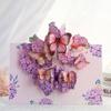 Teacher's Day 3D Pop-up Butterfly Card with Fresh Flowers for Girlfriend